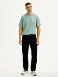 Men's 511 Black Slim Fit Mid Rise Linen Jeans
