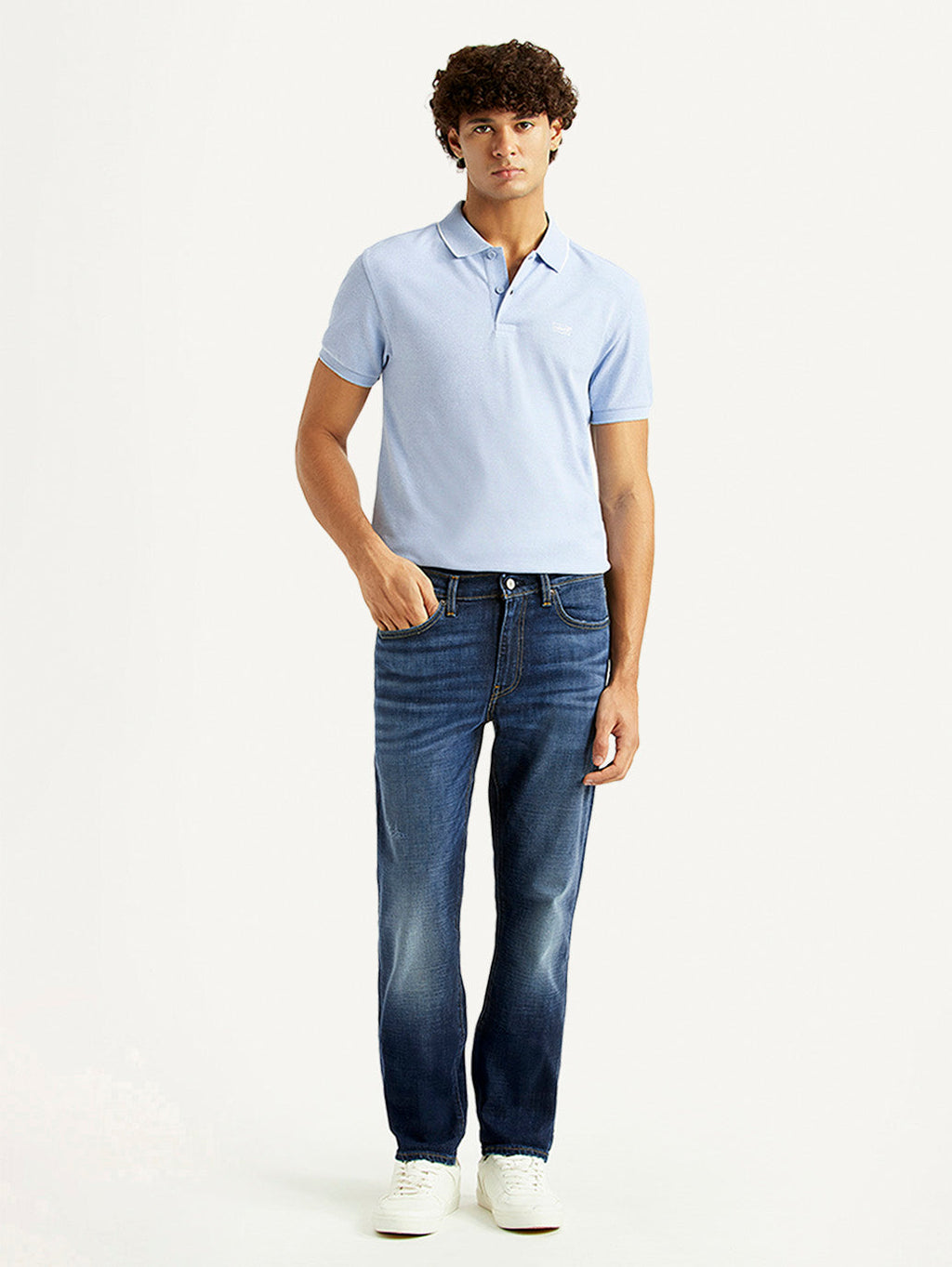 Men's 511 Blue Slim Fit Mid Rise Selvedge Jeans