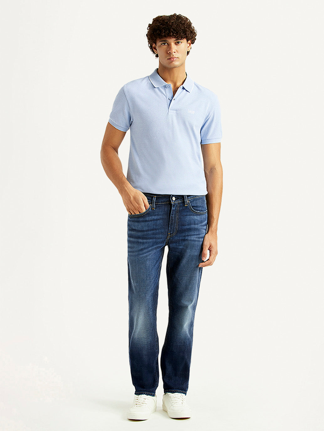 Men's 511 Blue Slim Fit Mid Rise Selvedge Jeans