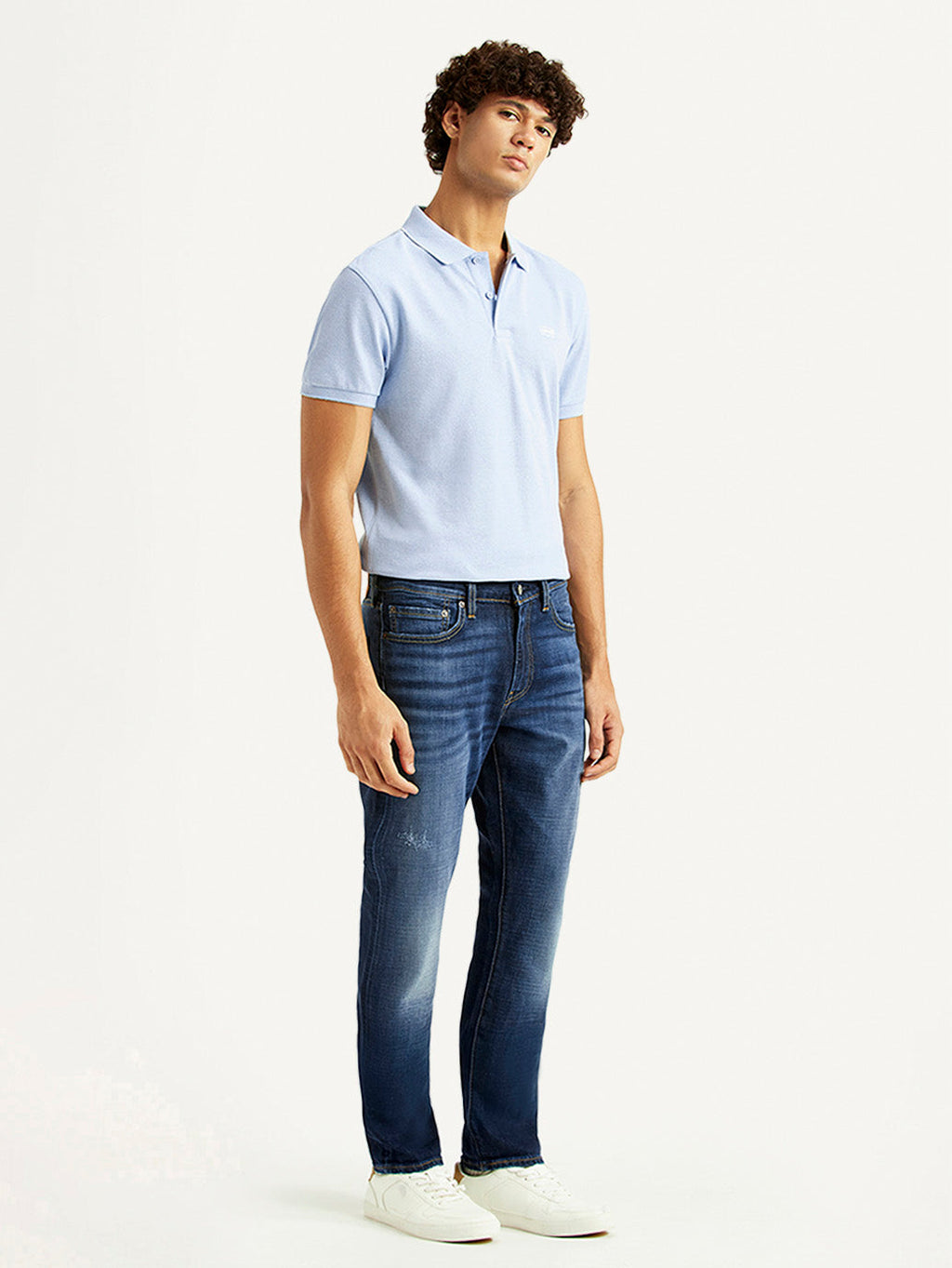 Men's 511 Blue Slim Fit Mid Rise Selvedge Jeans