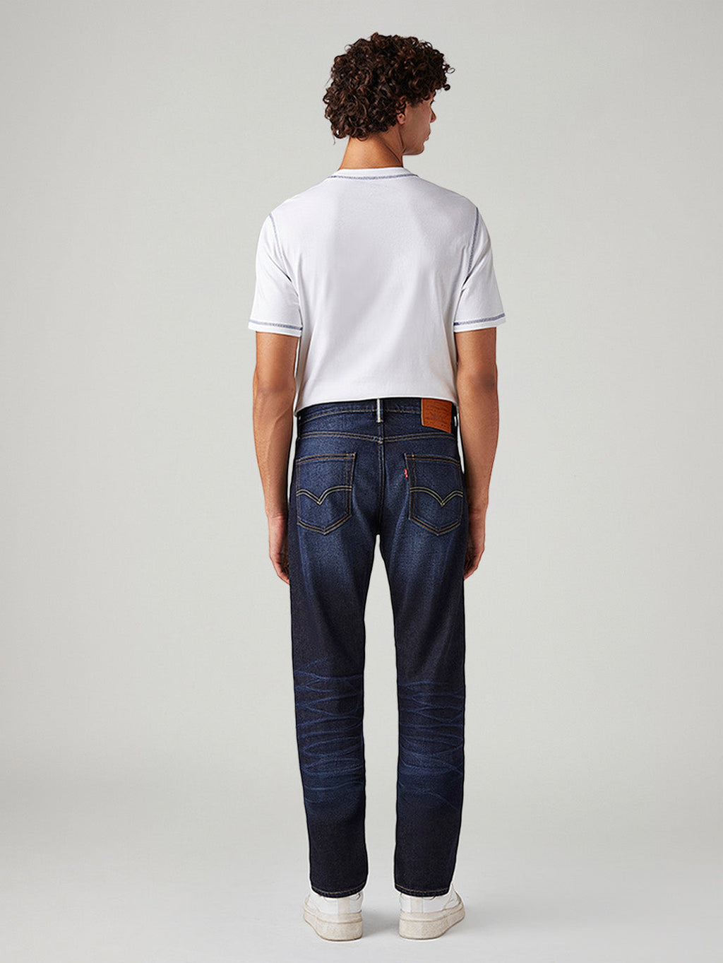 Men's 511 Dark Blue Slim Fit Mid Rise Linen Jeans