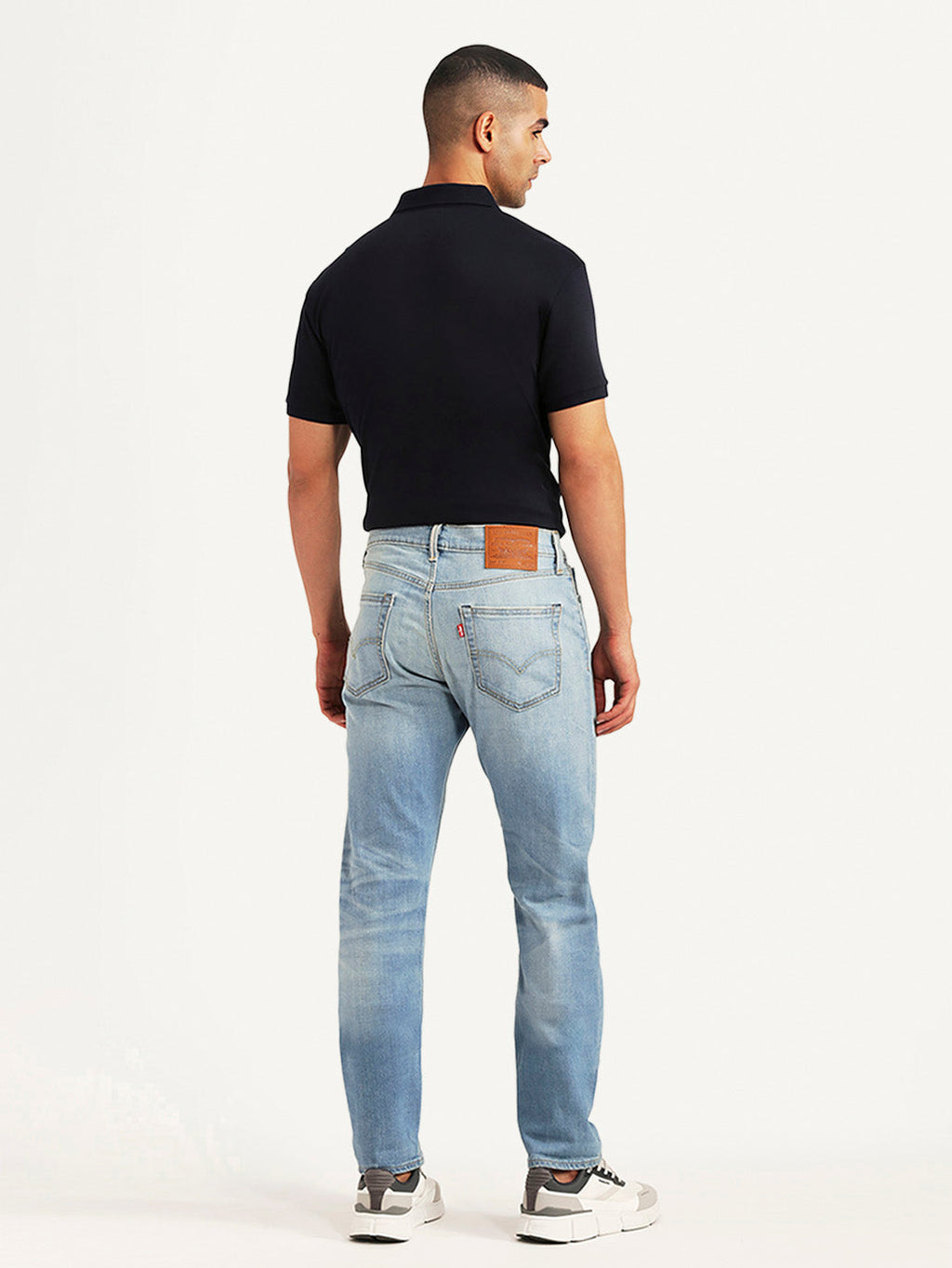 Men's 511 Light Blue Slim Fit Mid Rise Selvedge Jeans