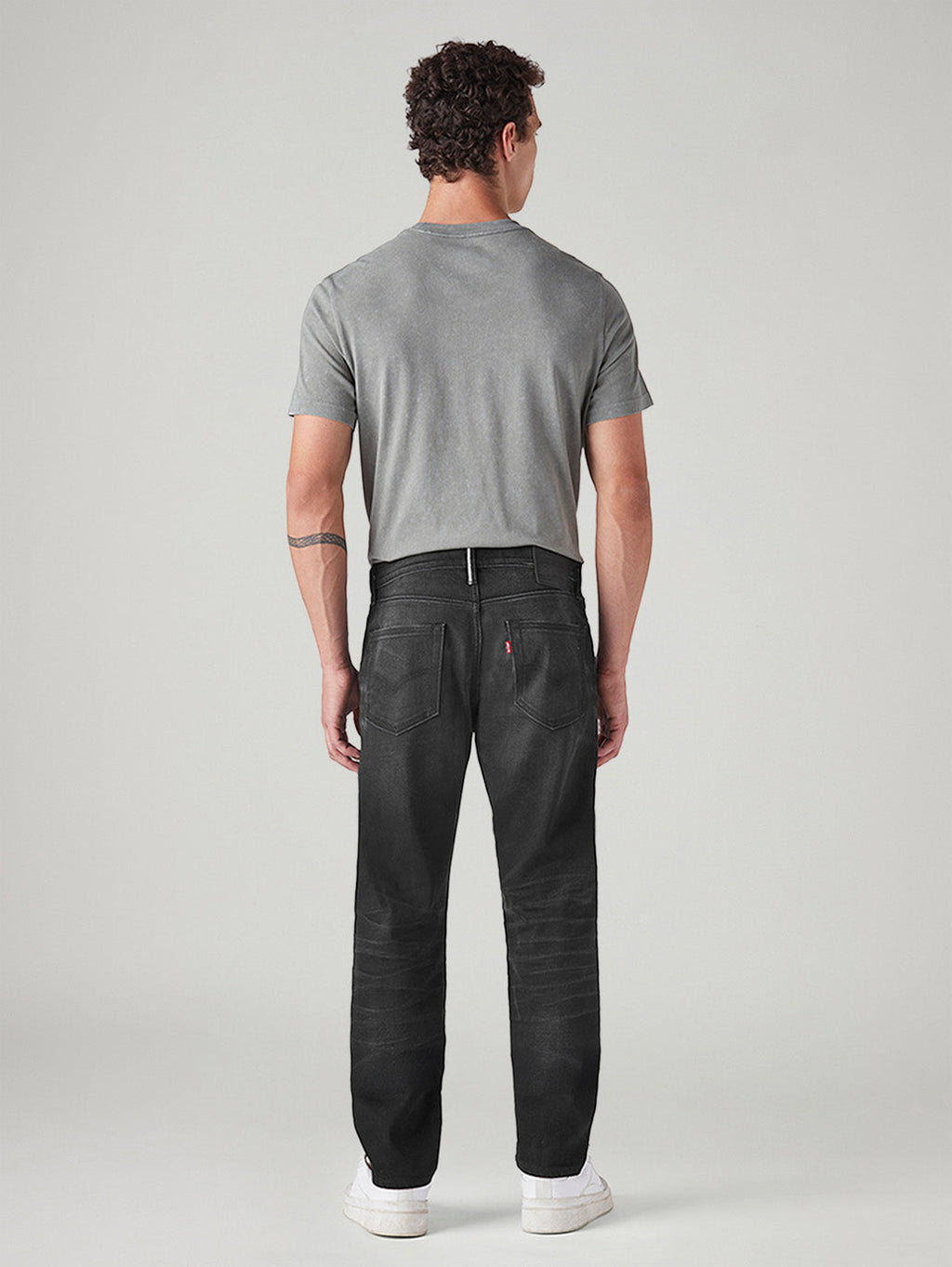 Men's 511 Charcoal Grey Slim Fit Mid Rise Selvedge Jeans