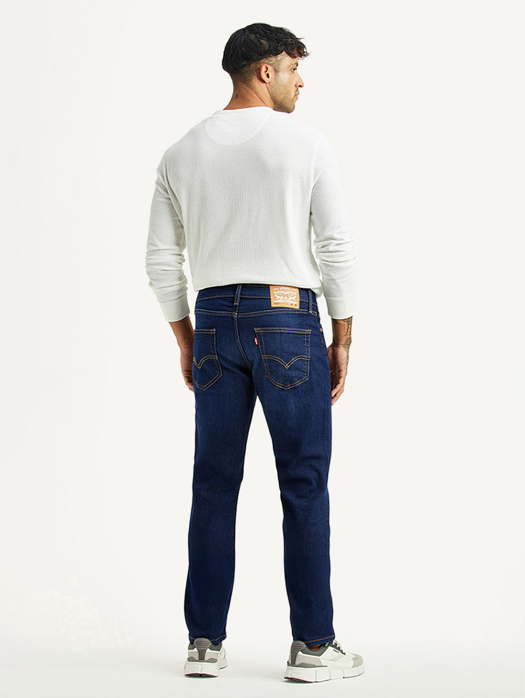 Men's 511 Dark Blue Slim Fit Mid Rise Jeans