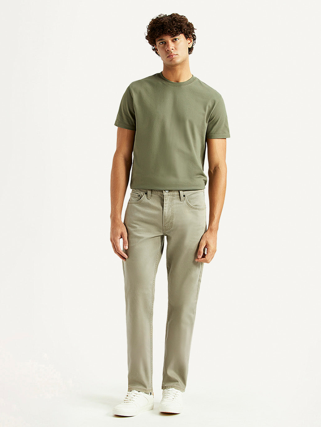 Men's 511 Light Green Slim Fit Mid Rise Jeans