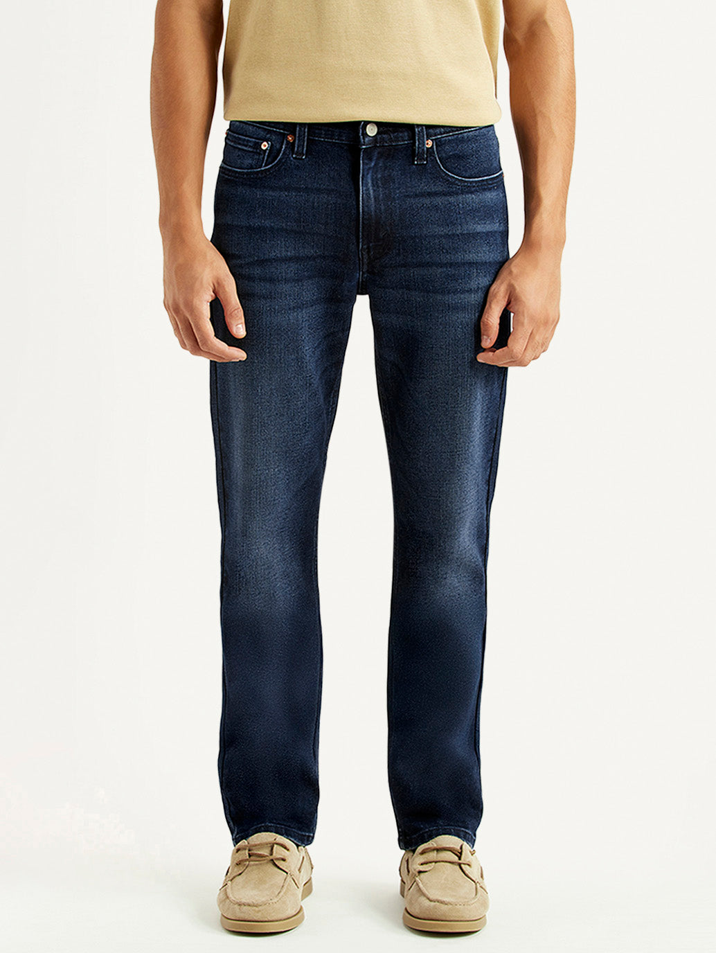 Men's 511 Navy Slim Fit Mid Rise Jeans