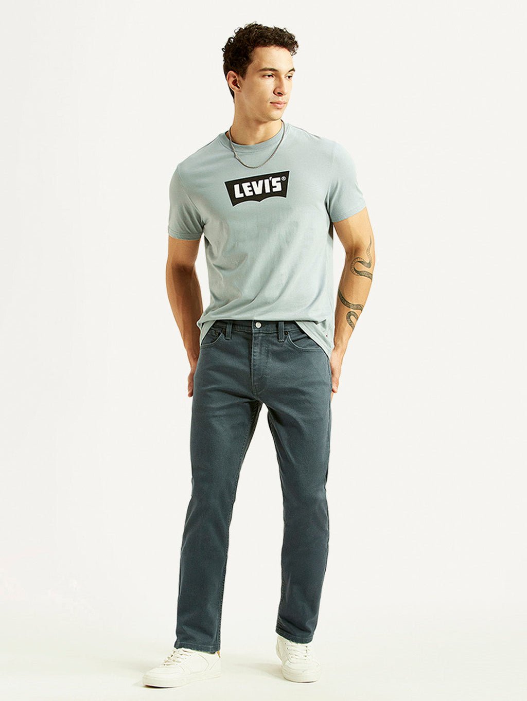Men's 511 Blue Slim Fit Mid Rise Jeans