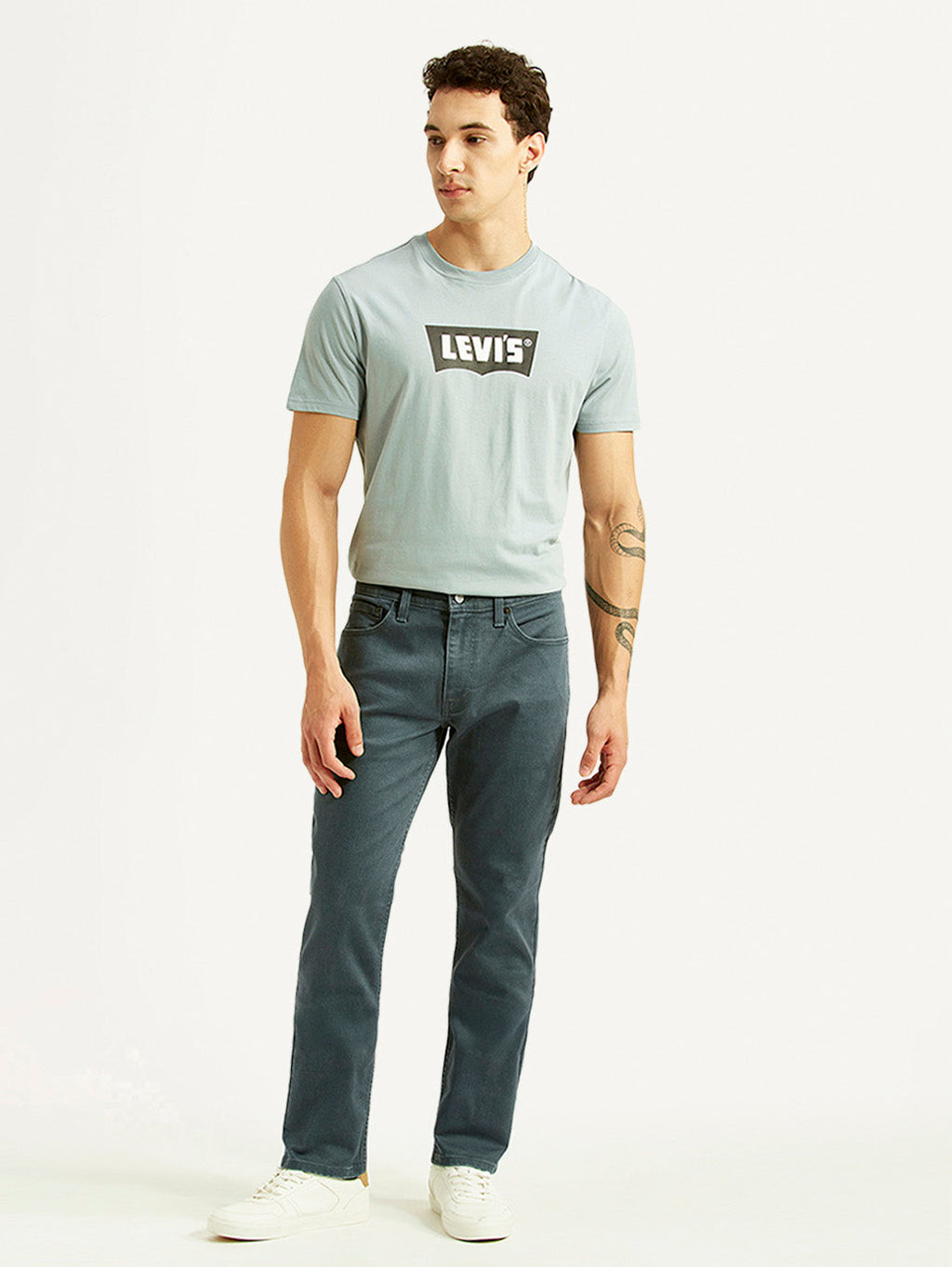 Men's 511 Blue Slim Fit Mid Rise Jeans