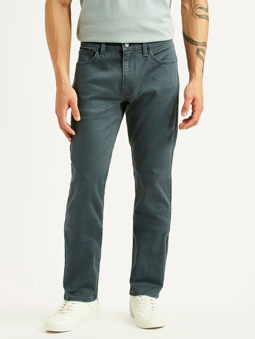 Men's 511 Blue Slim Fit Mid Rise Jeans