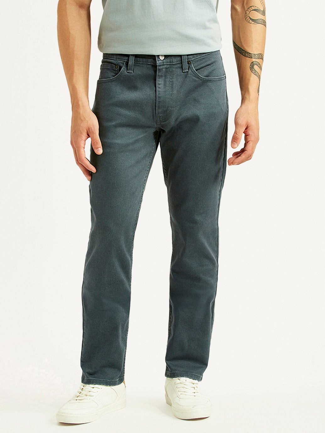 Men's 511 Blue Slim Fit Mid Rise Jeans