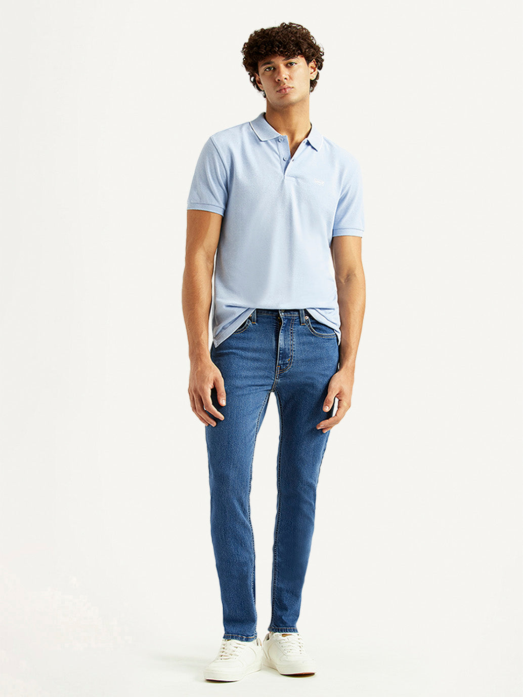 Men's 511 Blue Slim Fit Mid Rise Jeans