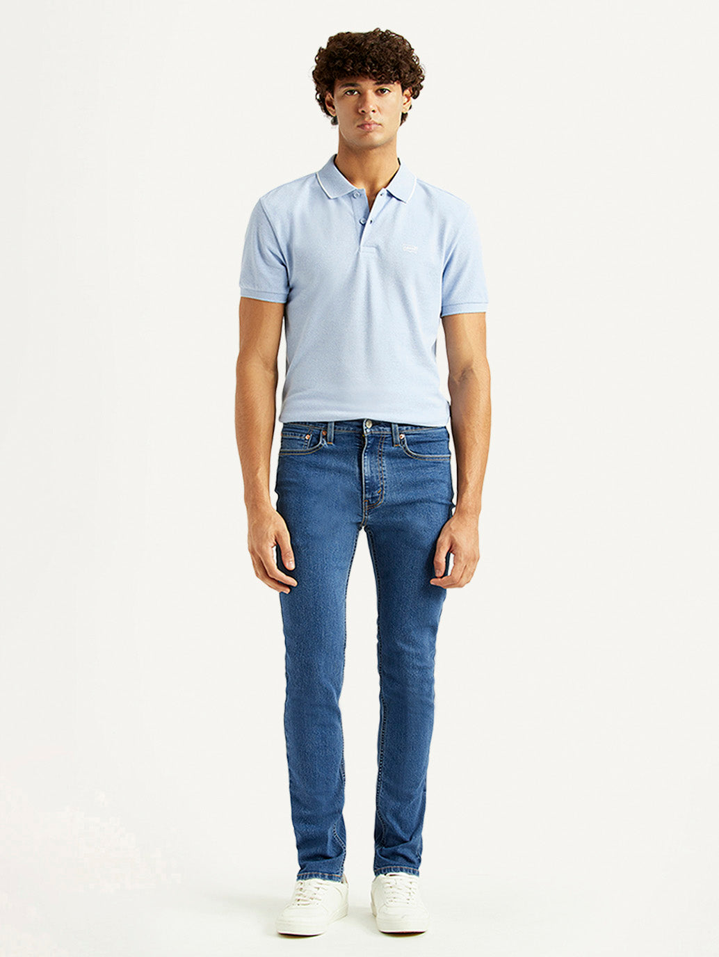 Men's 511 Blue Slim Fit Mid Rise Jeans