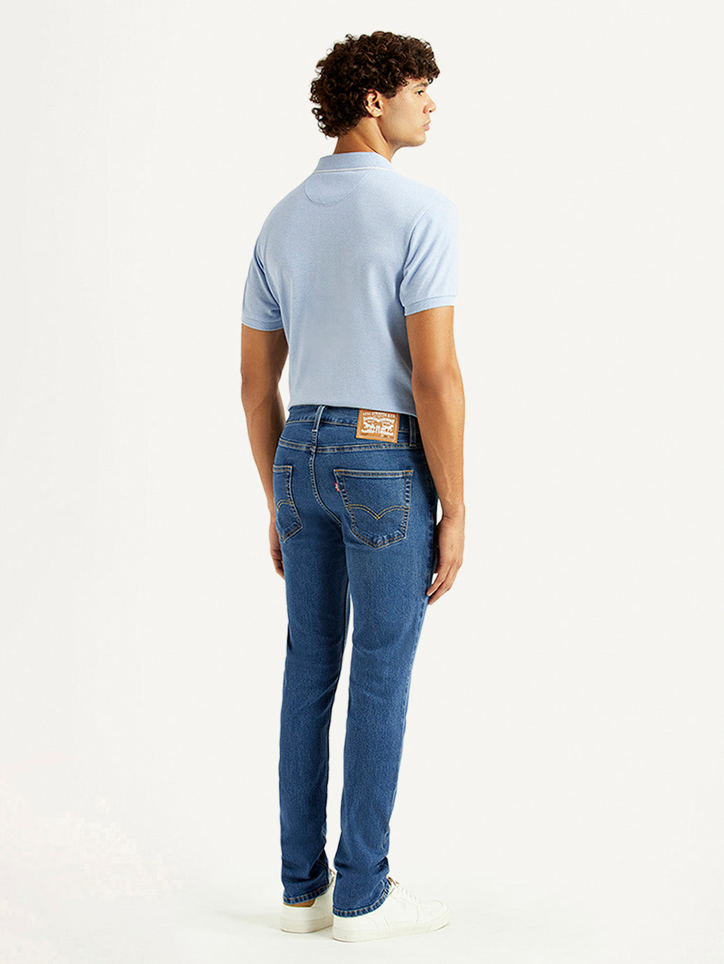 Men's 511 Blue Slim Fit Mid Rise Jeans