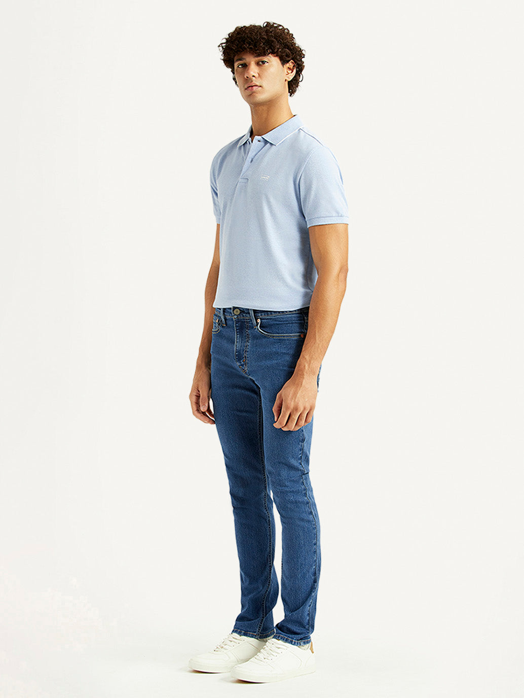 Men's 511 Blue Slim Fit Mid Rise Jeans