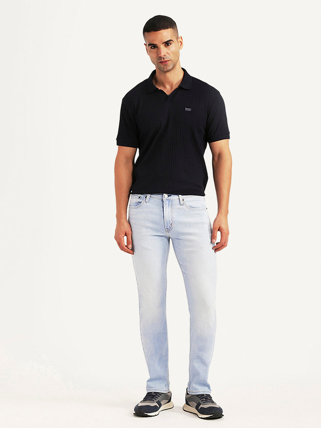 Men's 511 Light Blue Slim Fit Mid Rise Jeans
