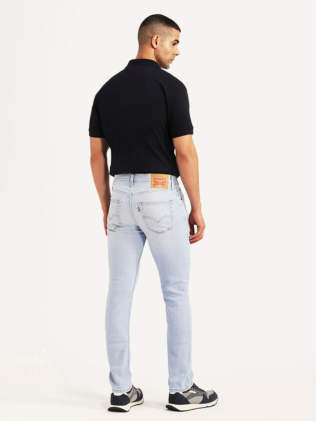 Men's 511 Light Blue Slim Fit Mid Rise Jeans