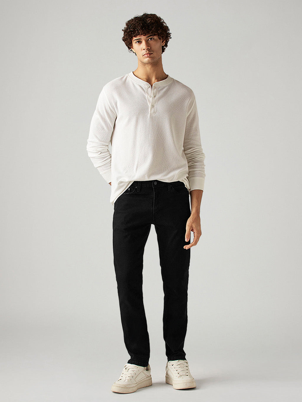 Men's 511 Black Slim Fit Mid Rise Jeans