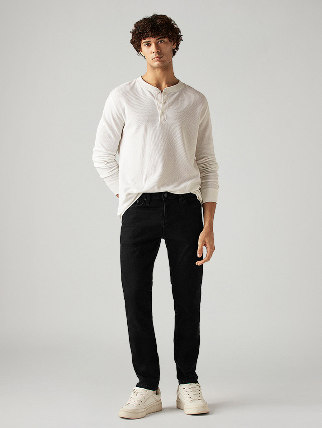 Men's 511 Black Slim Fit Mid Rise Jeans
