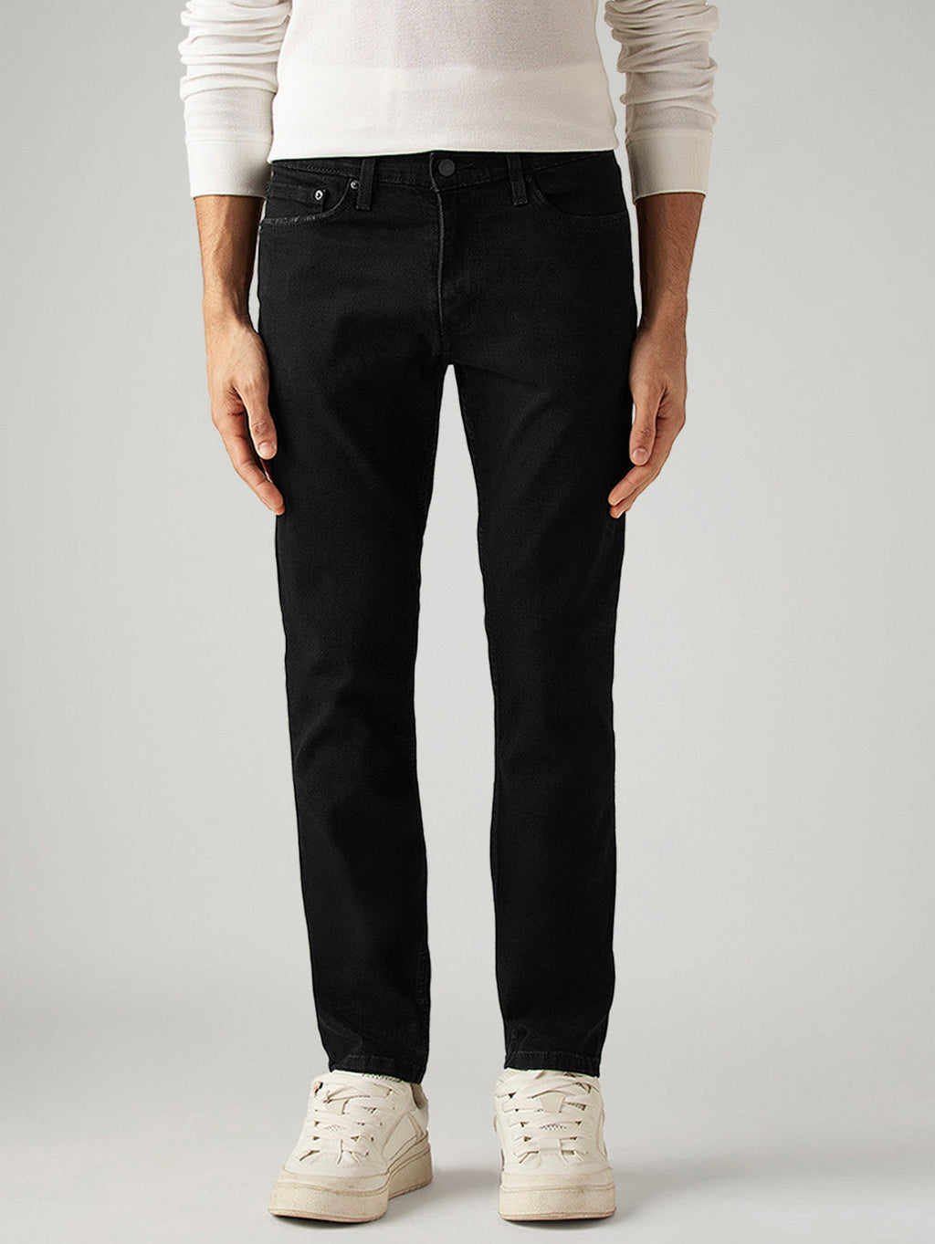 Men's 511 Black Slim Fit Mid Rise Jeans