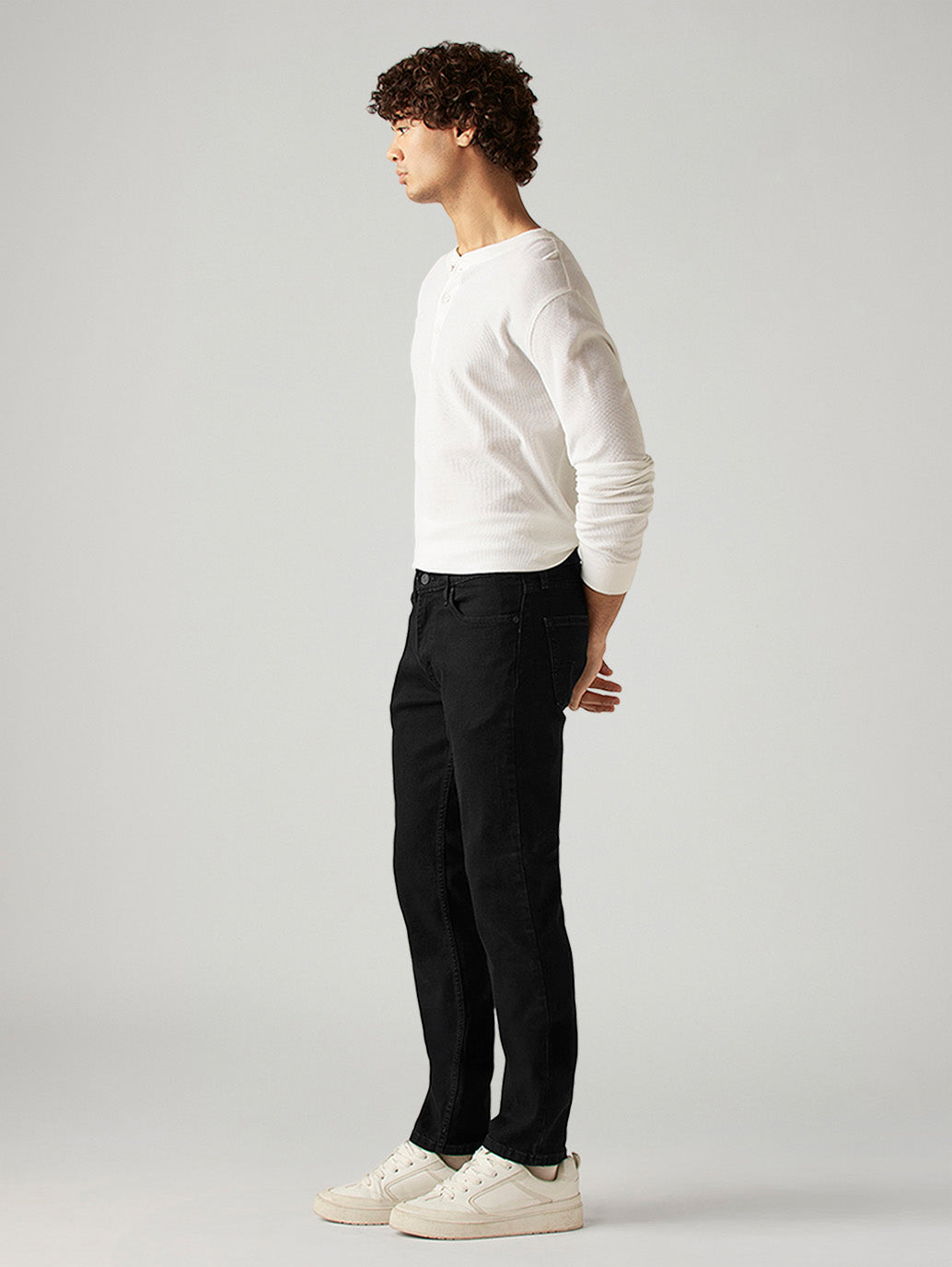 Men's 511 Black Slim Fit Mid Rise Jeans