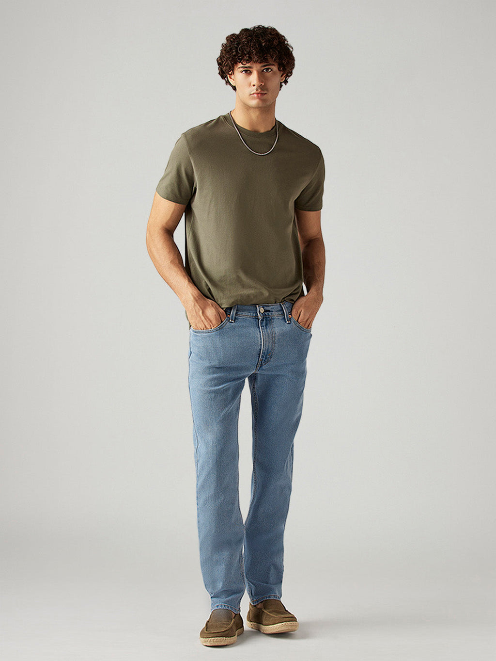 Men's 511 Light Blue Slim Fit Mid Rise Jeans