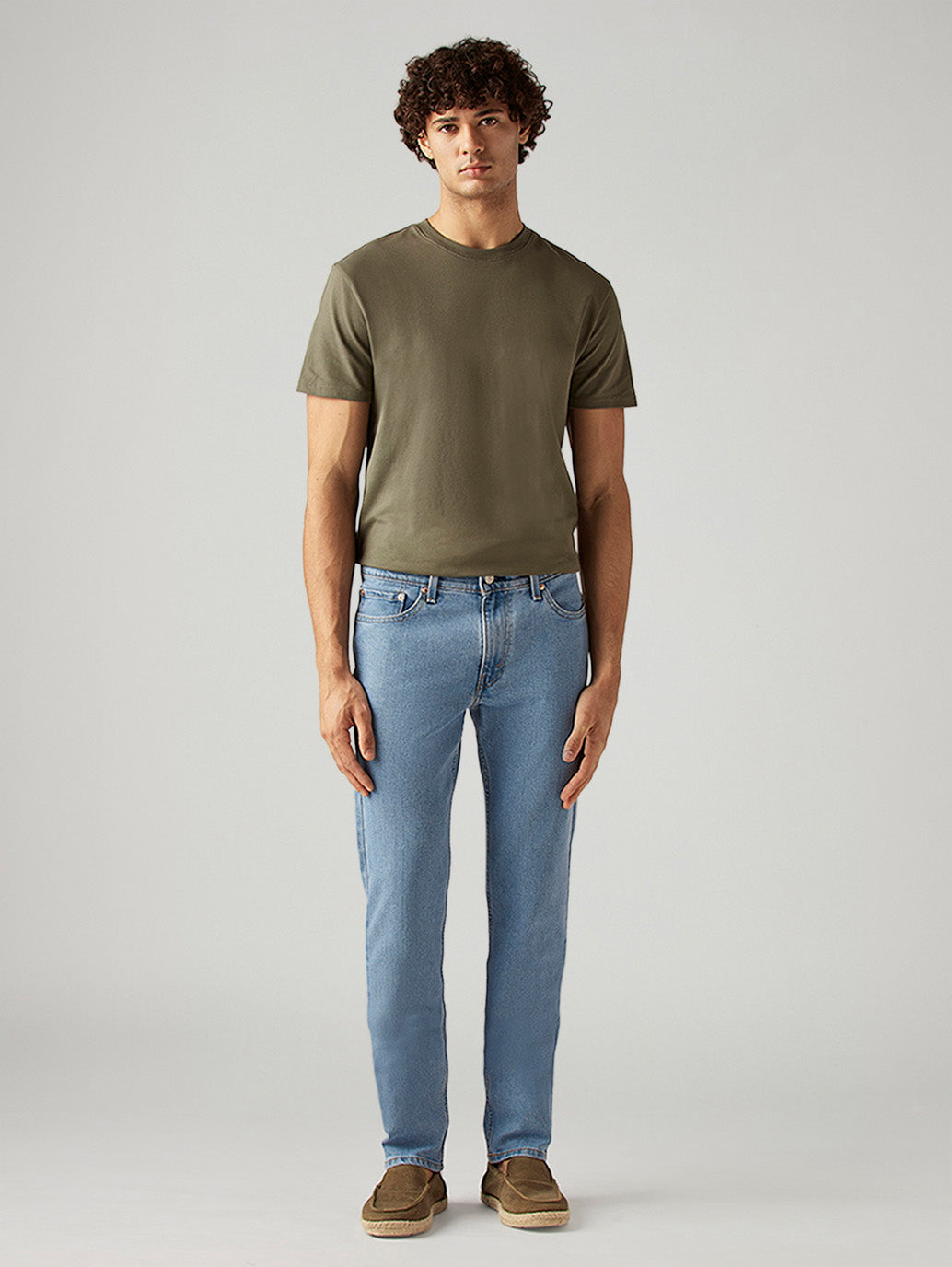 Men's 511 Light Blue Slim Fit Mid Rise Jeans