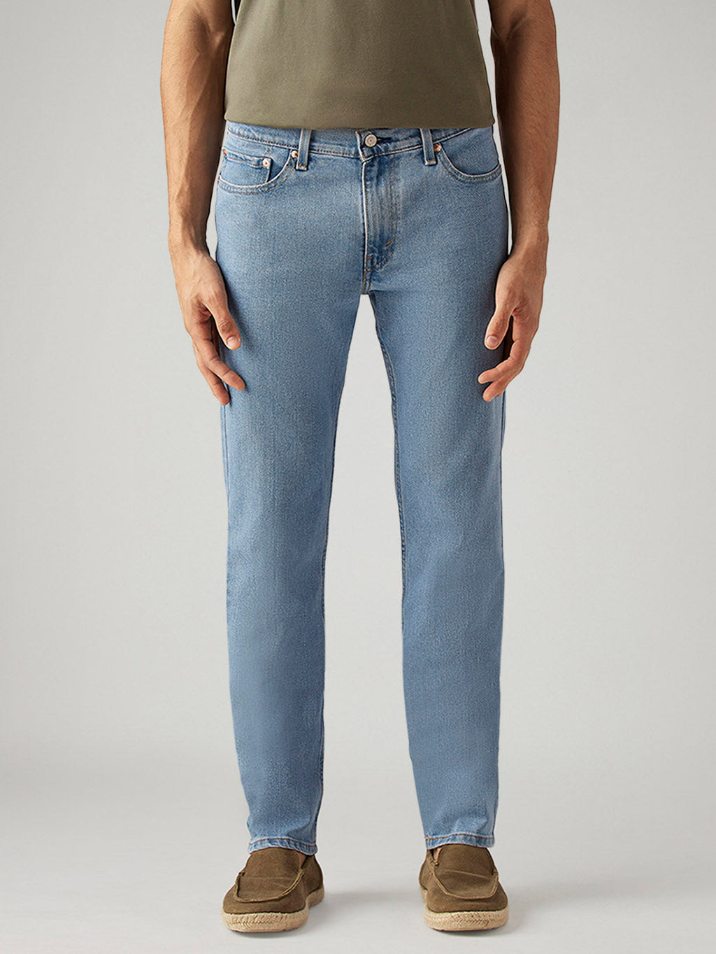 Men's 511 Light Blue Slim Fit Mid Rise Jeans