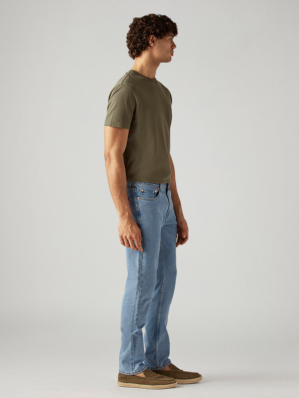 Men's 511 Light Blue Slim Fit Mid Rise Jeans