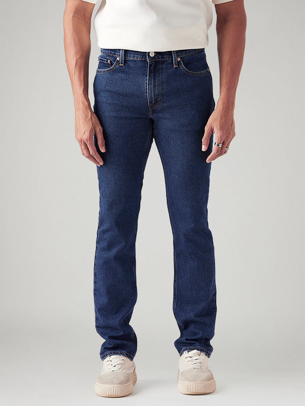 Men's 511 Blue Slim Fit Mid Rise Jeans