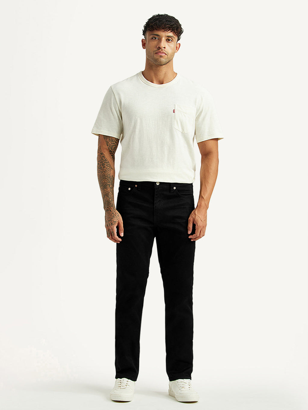 Men's 511 Black Slim Fit Mid Rise Jeans