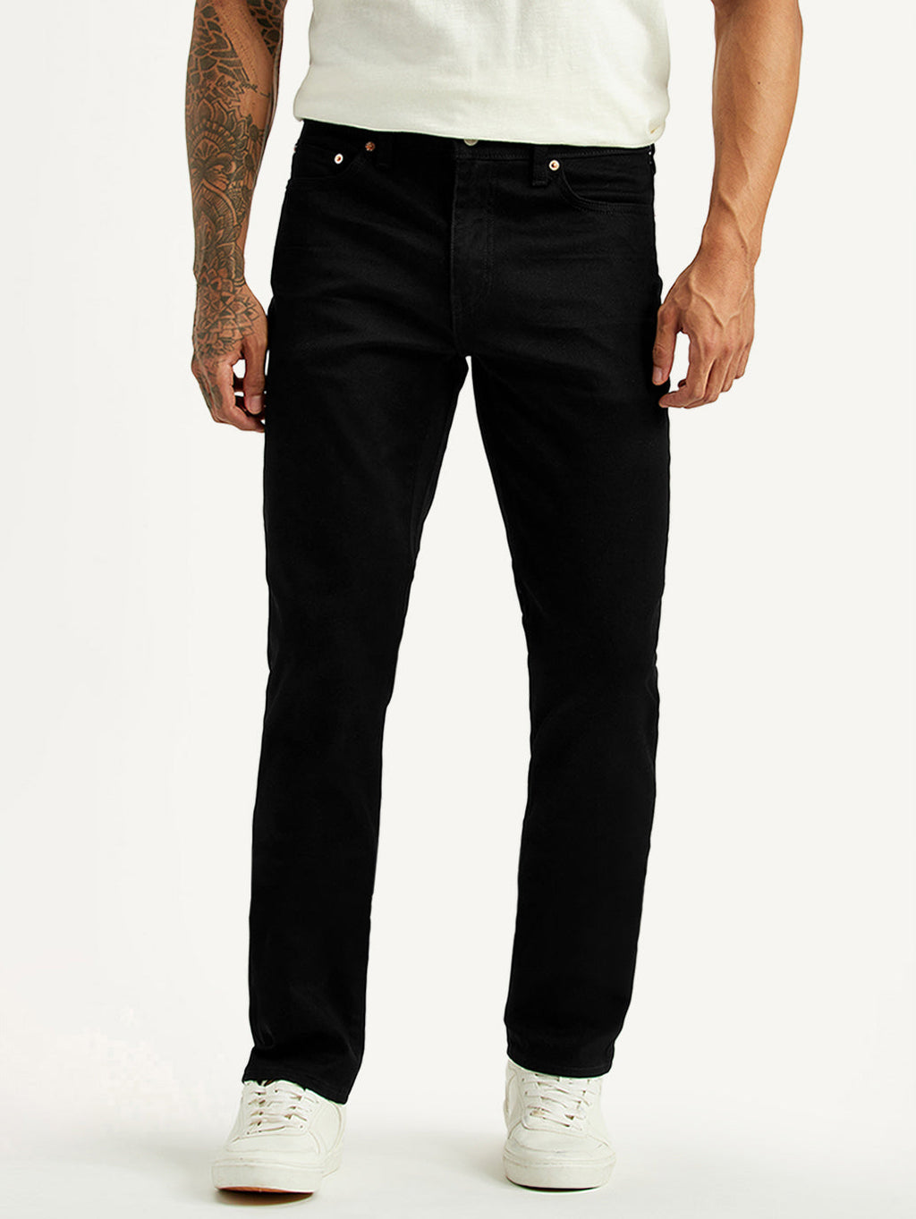 Men's 511 Black Slim Fit Mid Rise Jeans