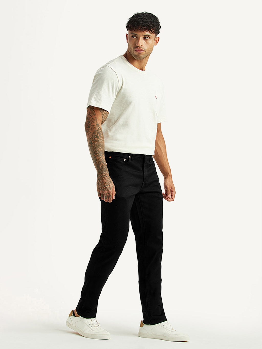 Men's 511 Black Slim Fit Mid Rise Jeans