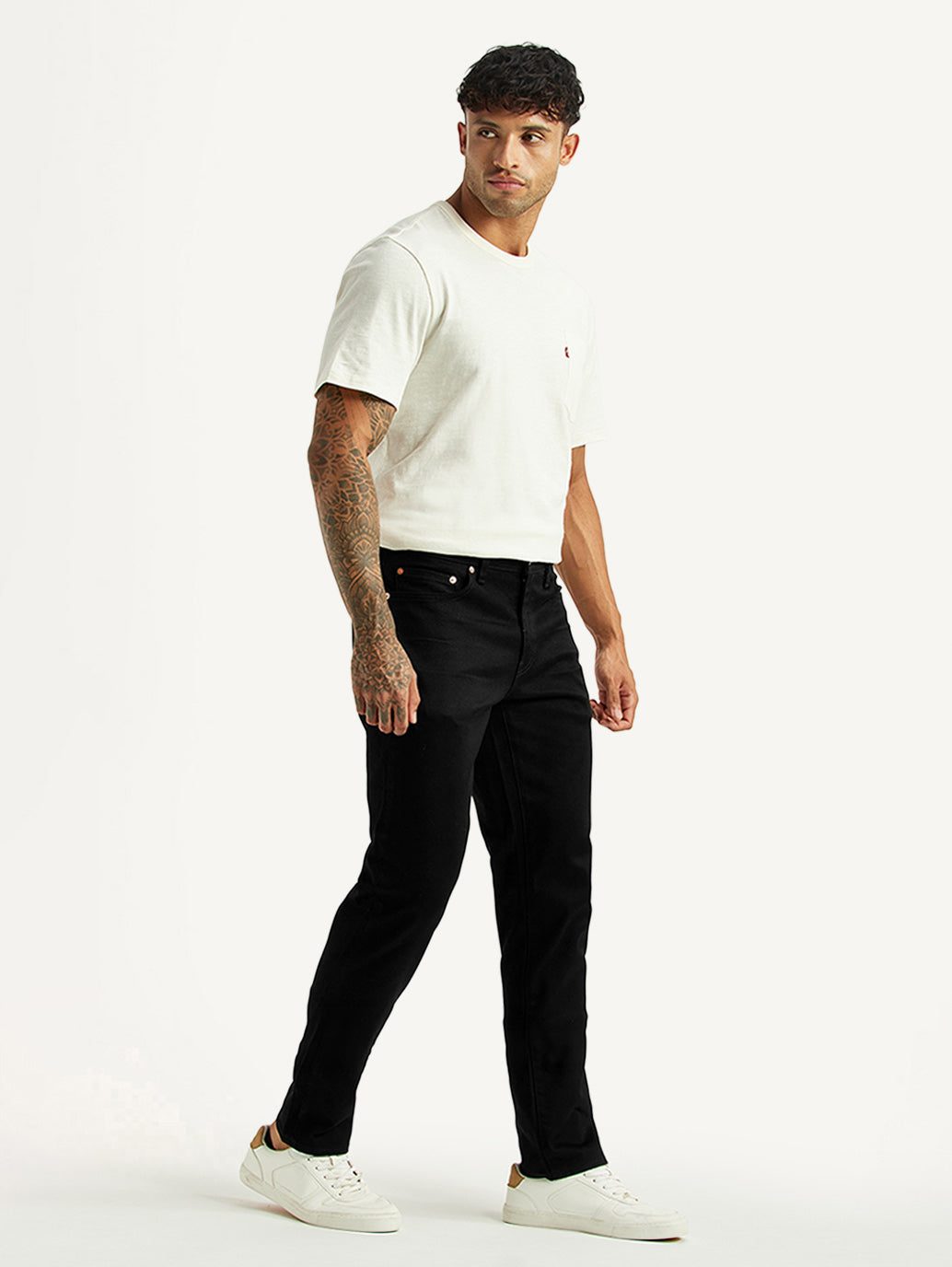 Men's 511 Black Slim Fit Mid Rise Jeans