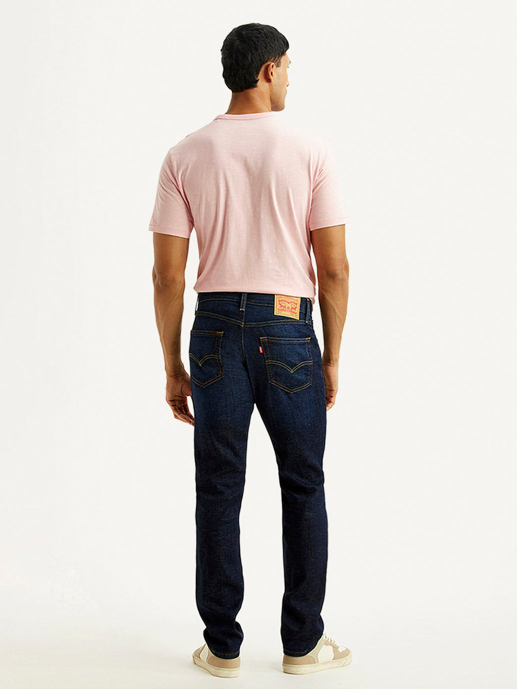 Men's 511 Navy Slim Fit Mid Rise Linen Jeans