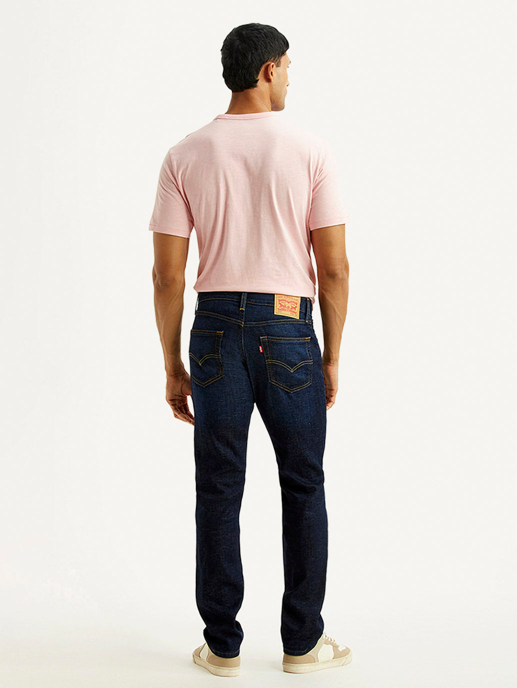Men's 511 Navy Slim Fit Mid Rise Linen Jeans