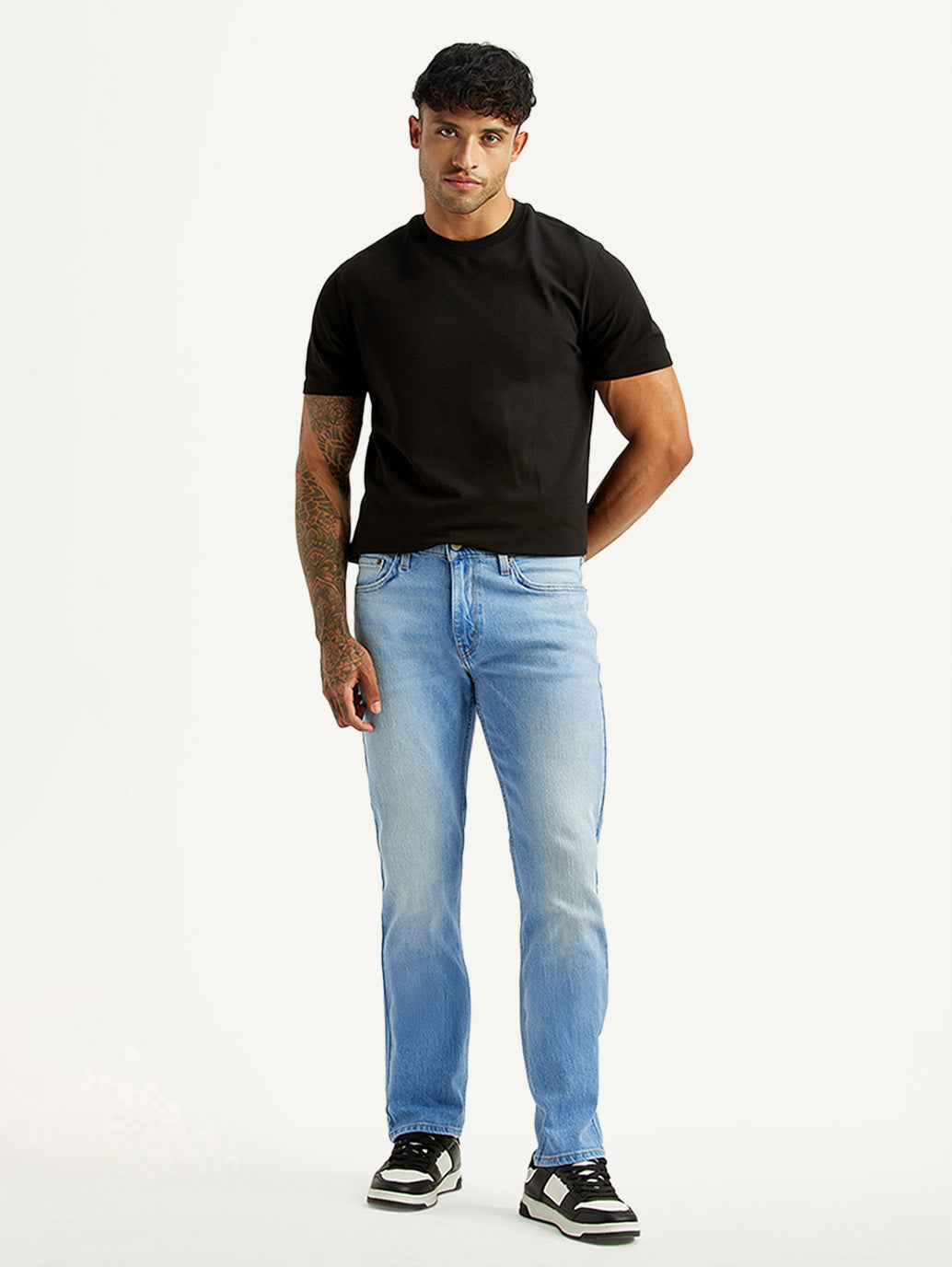 Men's 511 Light Blue Slim Fit Mid Rise Jeans