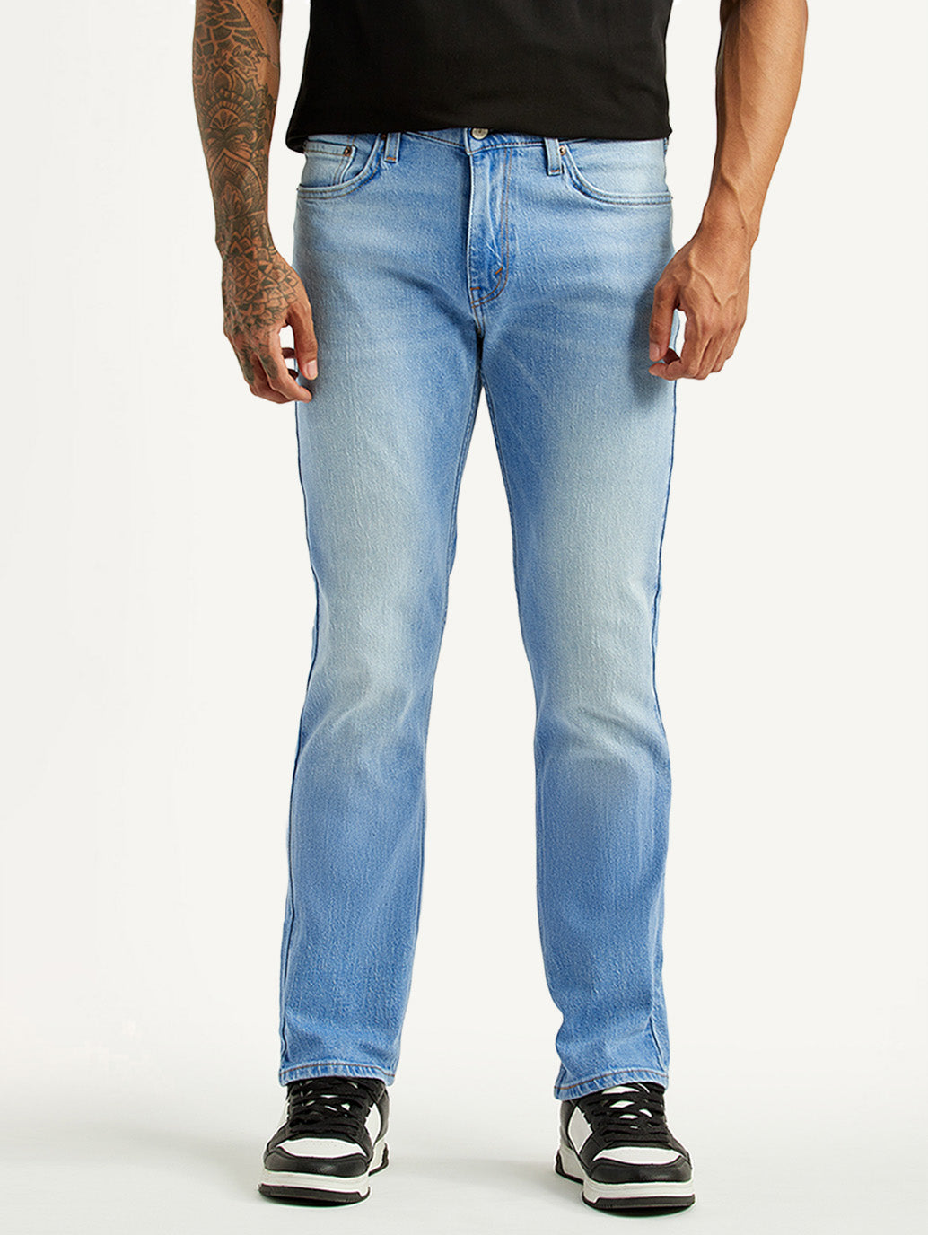 Men's 511 Light Blue Slim Fit Mid Rise Jeans