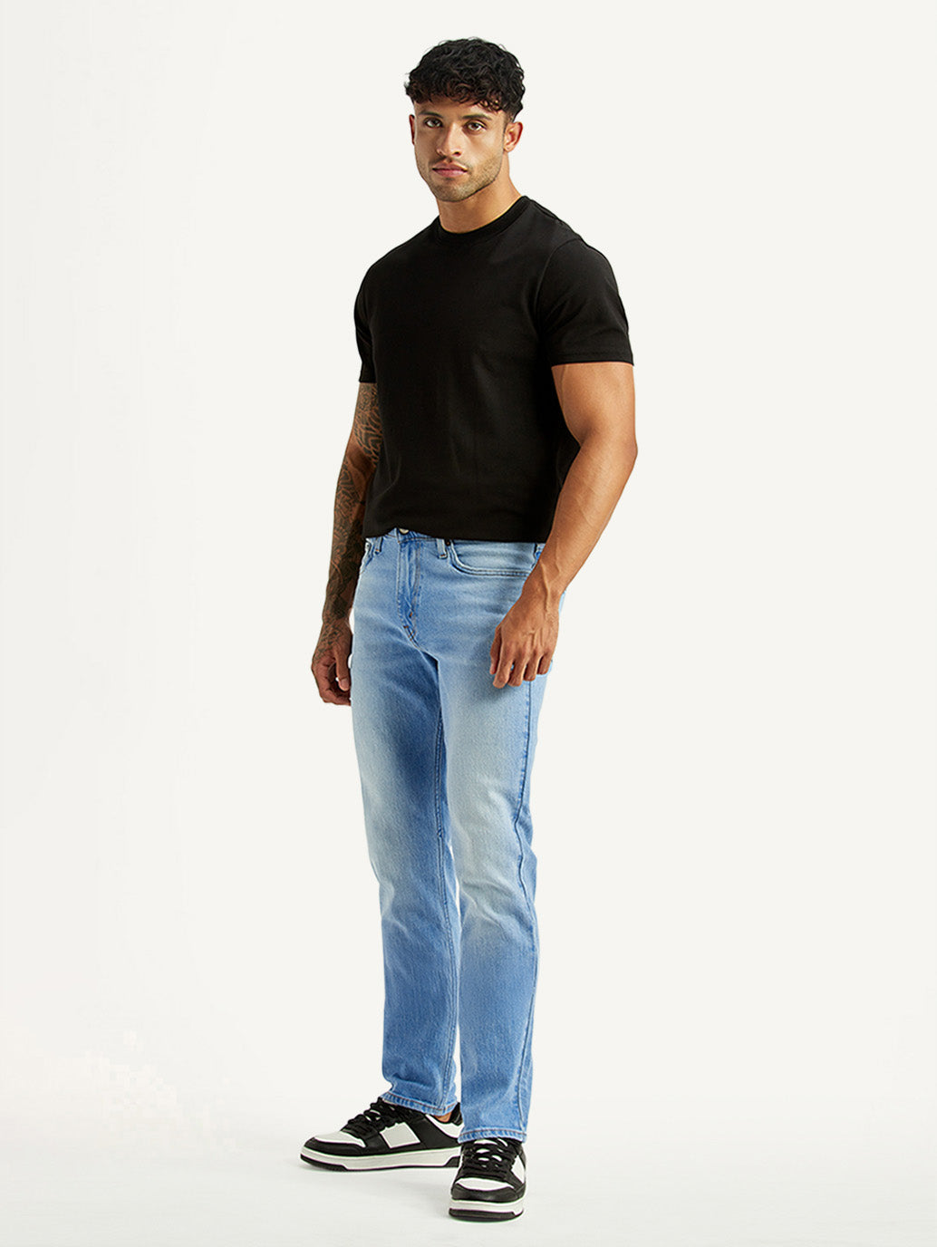 Men's 511 Light Blue Slim Fit Mid Rise Jeans
