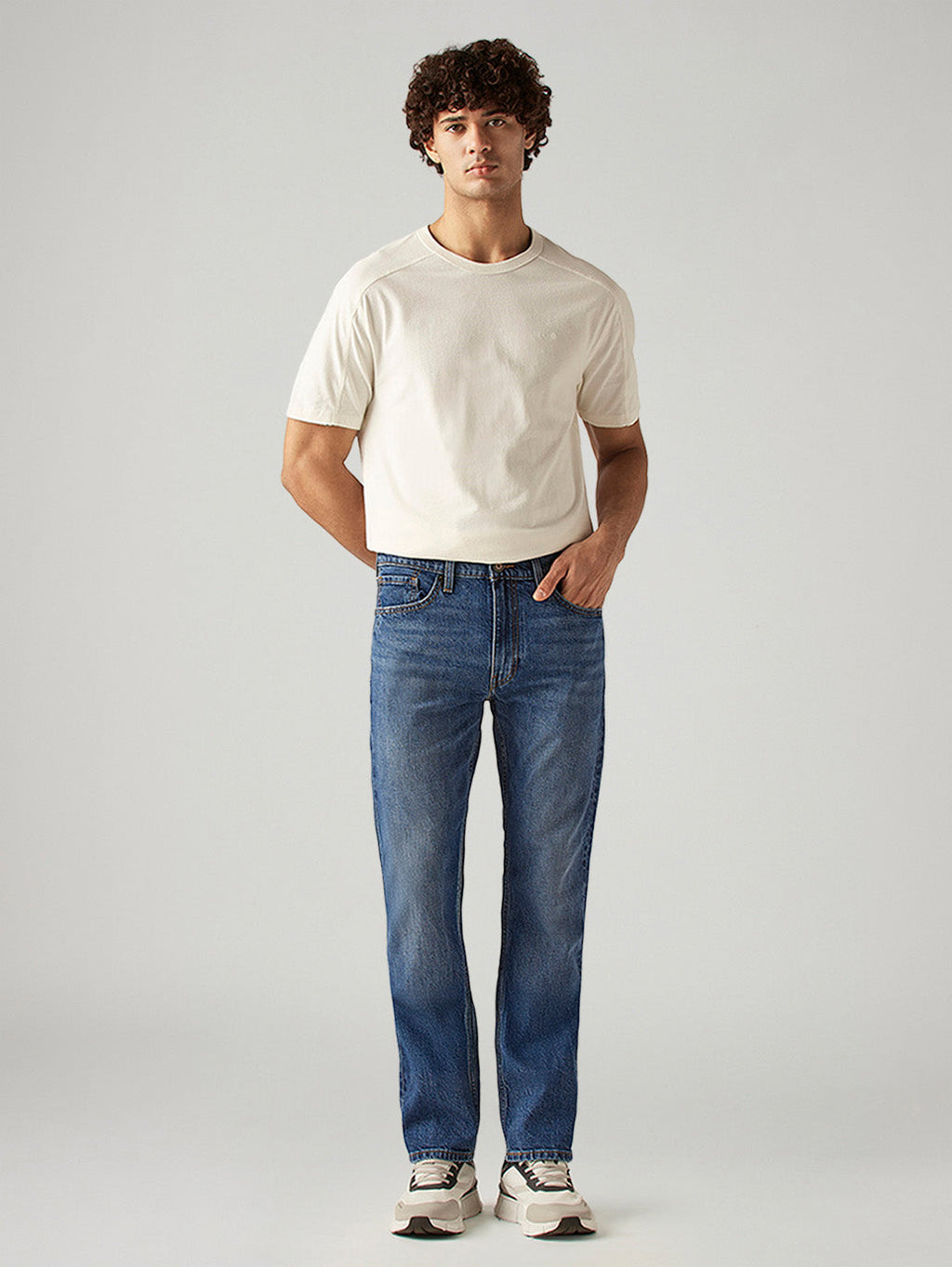Men's 511 Blue Slim Fit Mid Rise Selvedge Jeans