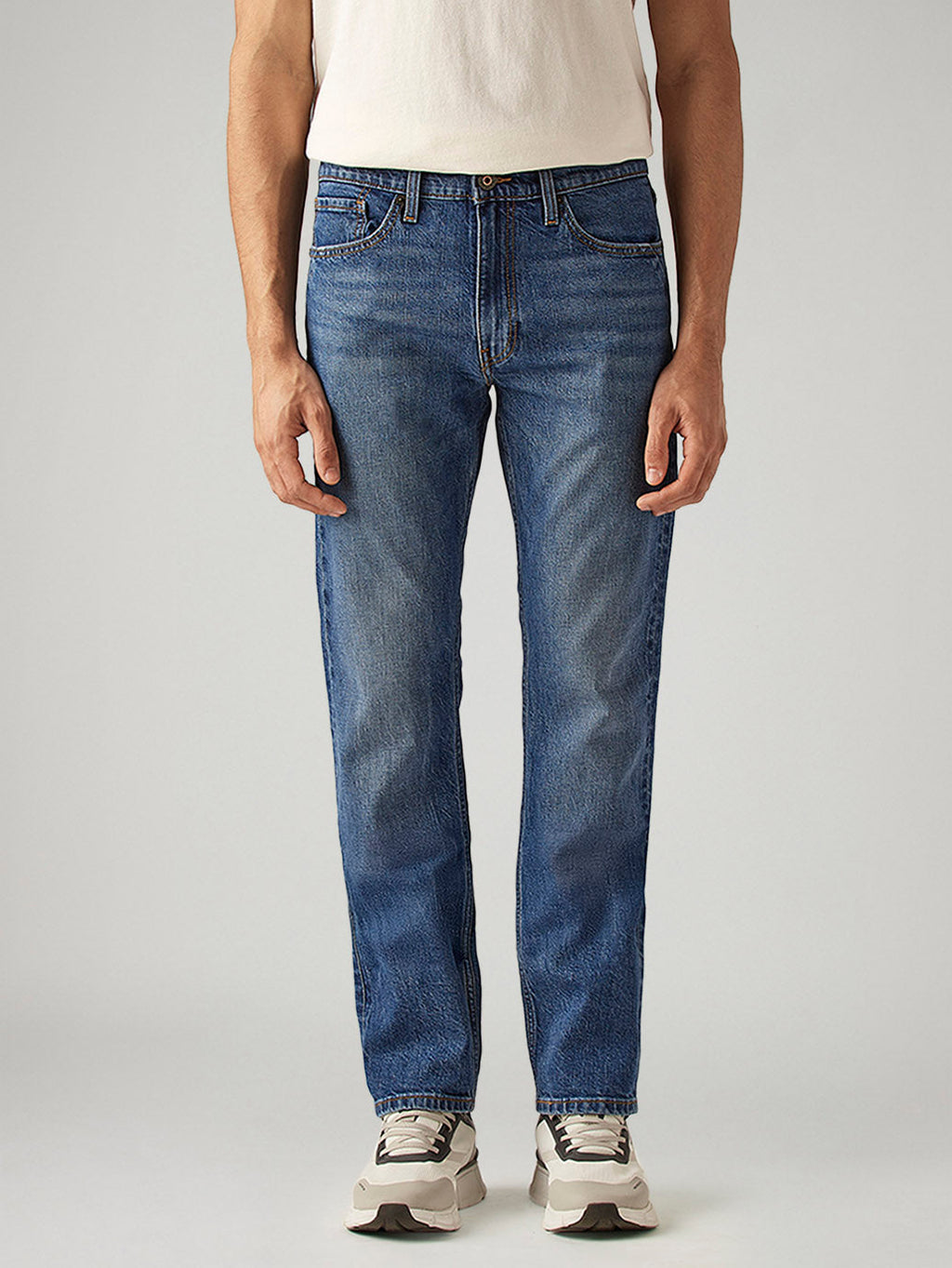 Men's 511 Blue Slim Fit Mid Rise Selvedge Jeans
