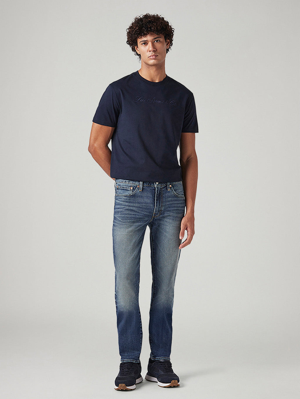 Men's 511 Blue Slim Fit Mid Rise Jeans