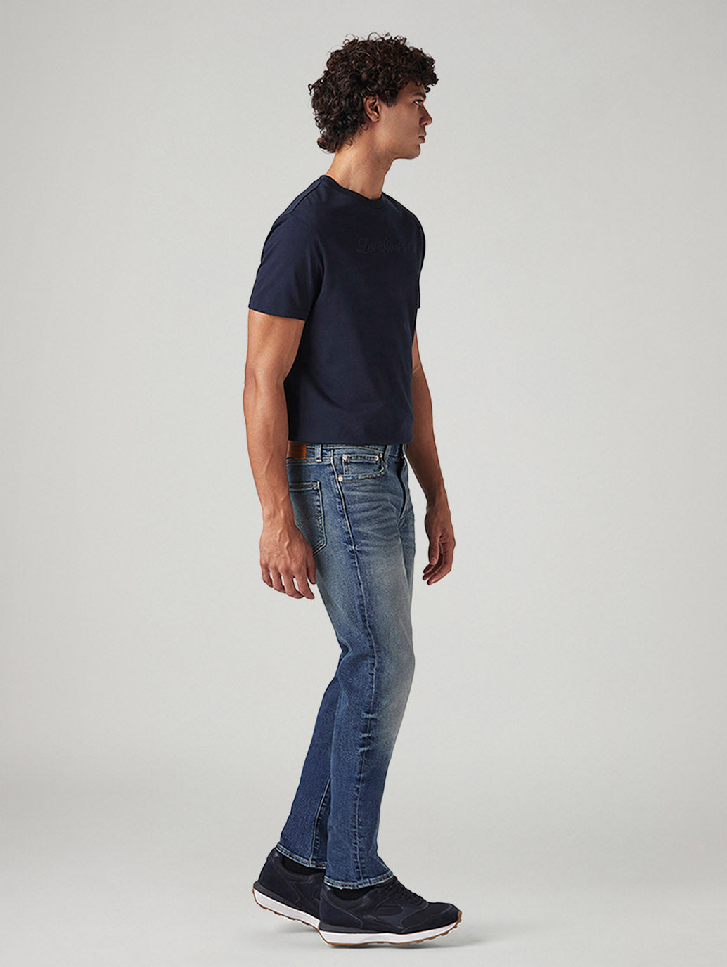 Men's 511 Blue Slim Fit Mid Rise Jeans