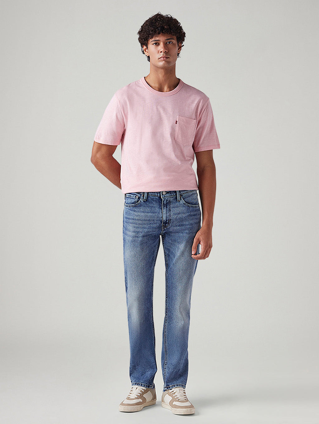 Men's 511 Blue Slim Fit Mid Rise Jeans