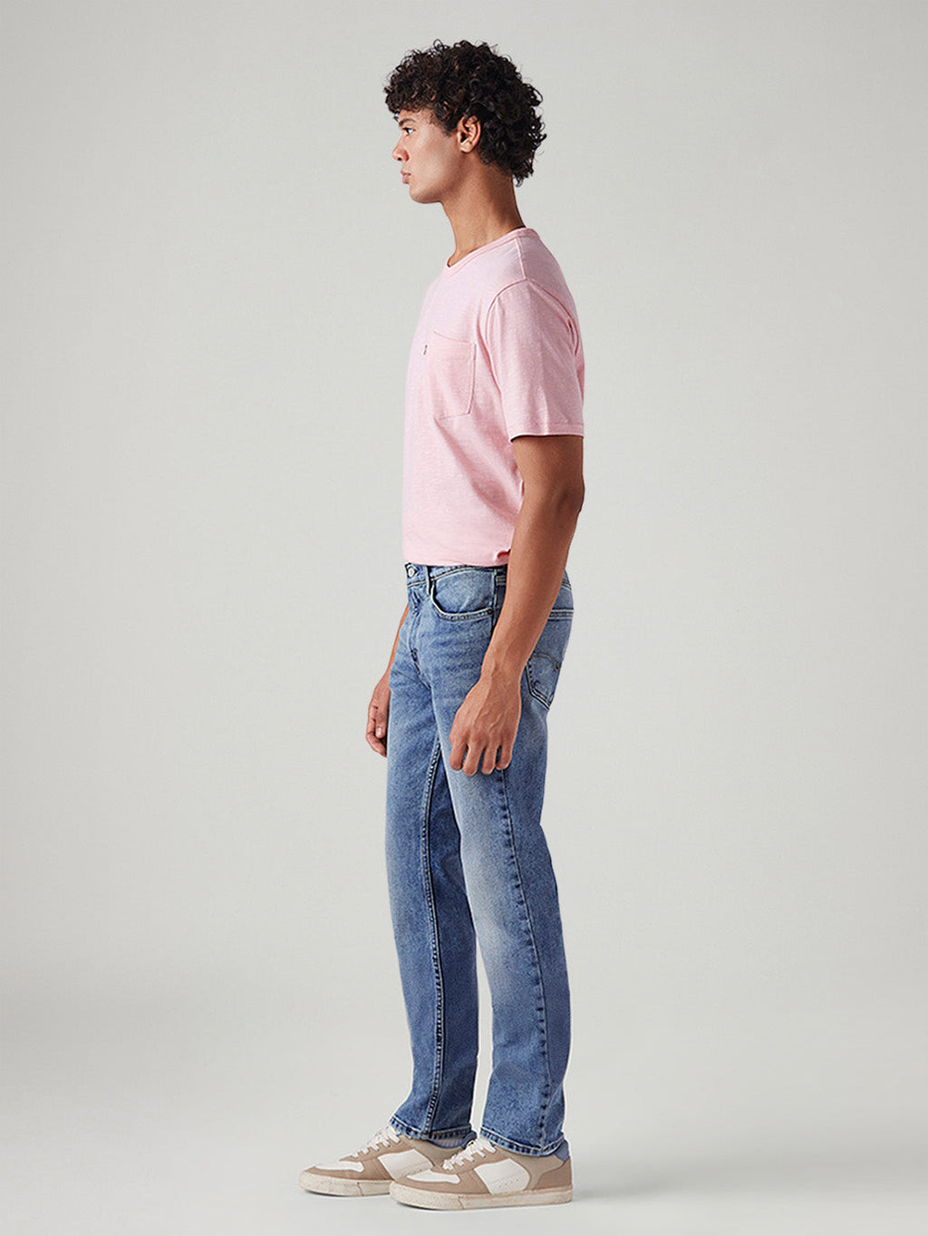 Men's 511 Blue Slim Fit Mid Rise Jeans