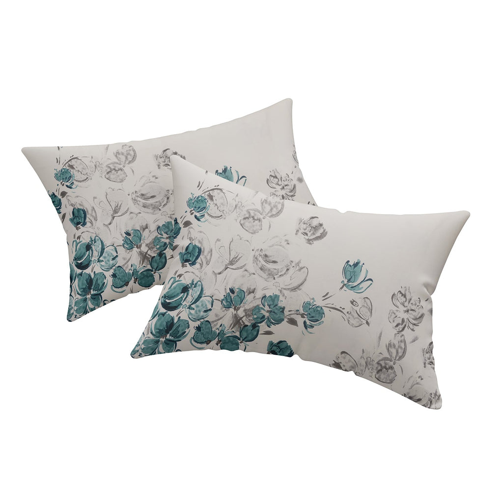 Serene 200 TC 100% Cotton Printed Bedsheet with Pillow Covers - Majestic Green