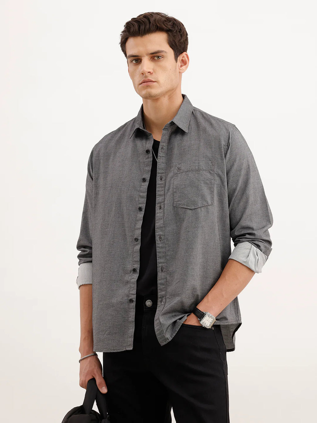 Classic Regular Fit Shirt | Black