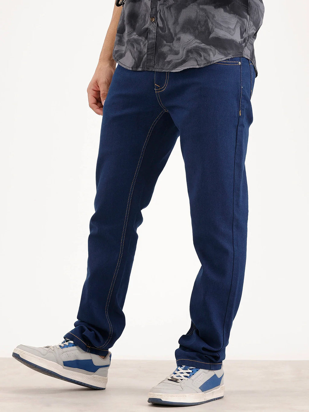 Slim Fit Denim Jeans | Dark Blue