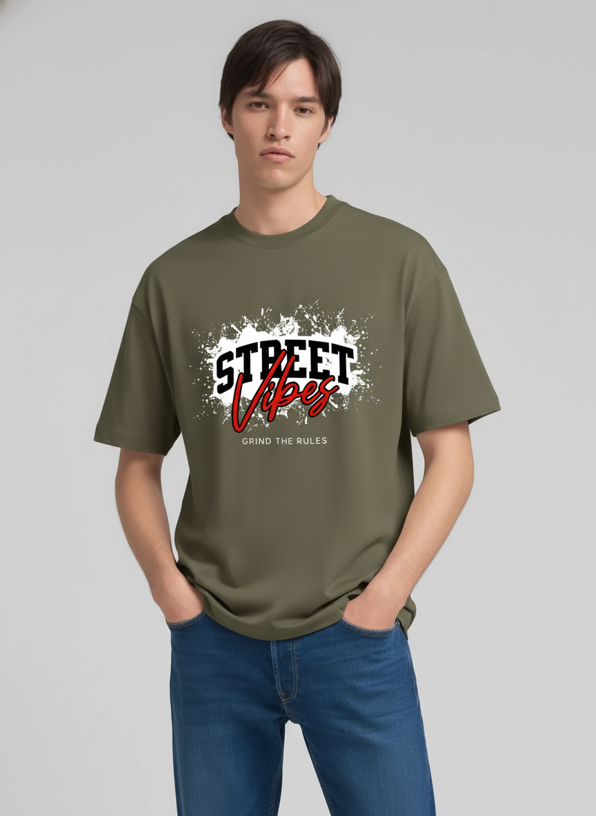 Men Oversized Cotton T-Shirt