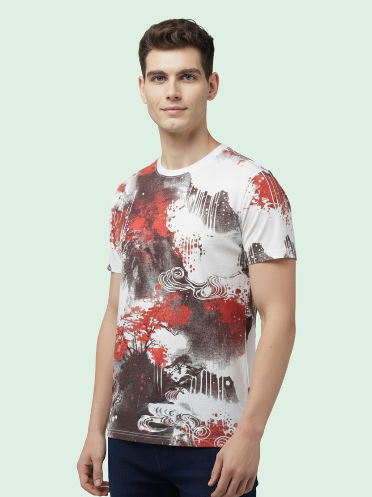Men All-Over Cotton T-Shirt