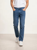 Solid Slim Fit Denim Jeans | Blue